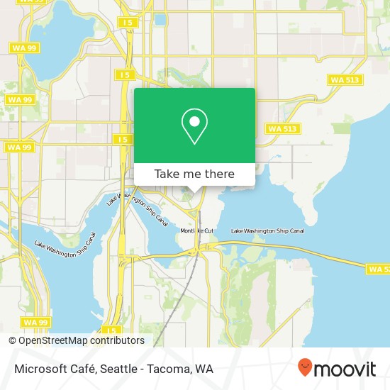 Microsoft Café map