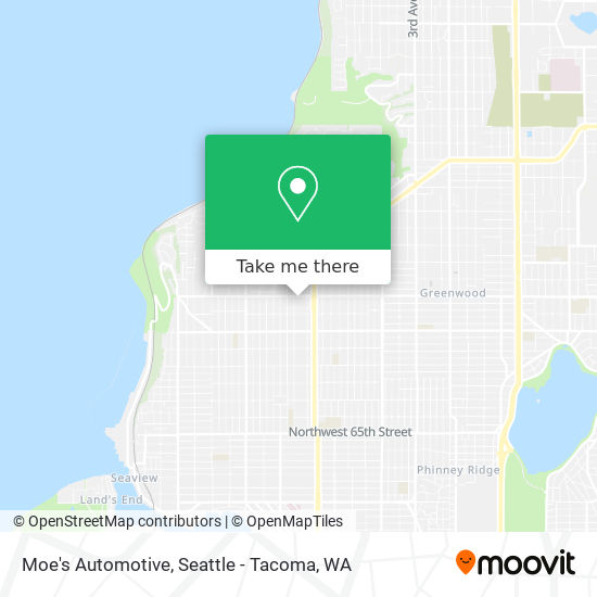 Moe's Automotive map