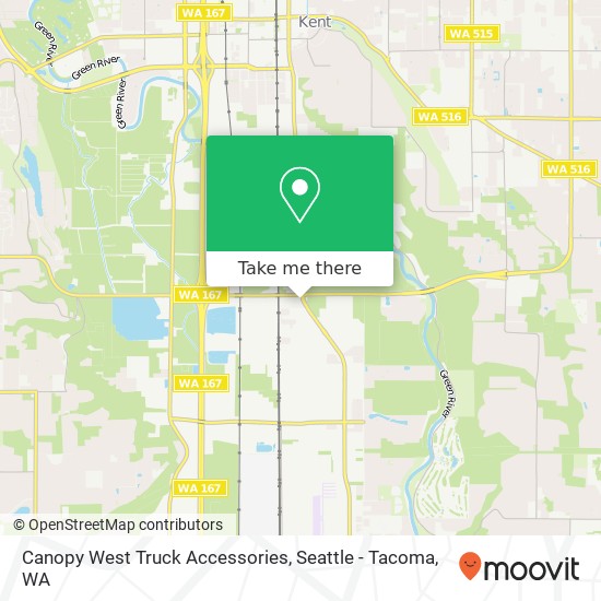 Canopy West Truck Accessories map