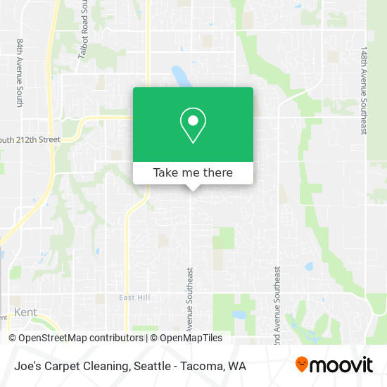 Joe's Carpet Cleaning map