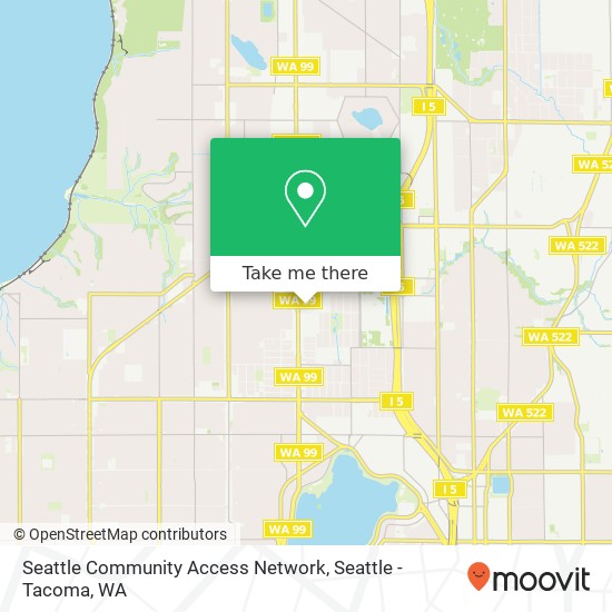 Seattle Community Access Network map