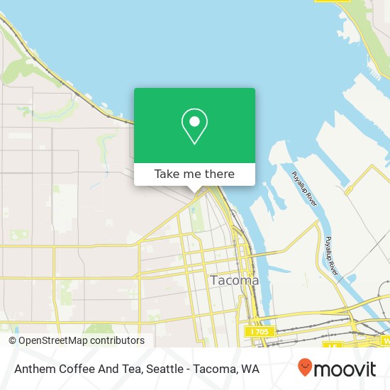 Mapa de Anthem Coffee And Tea