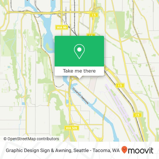 Graphic Design Sign & Awning map