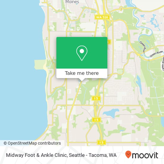 Midway Foot & Ankle Clinic map
