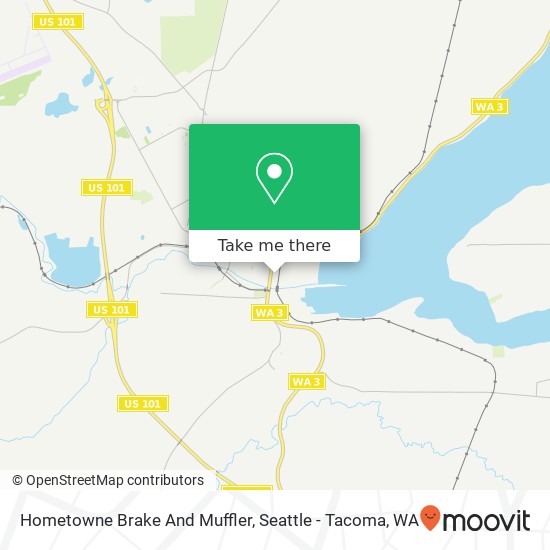 Mapa de Hometowne Brake And Muffler