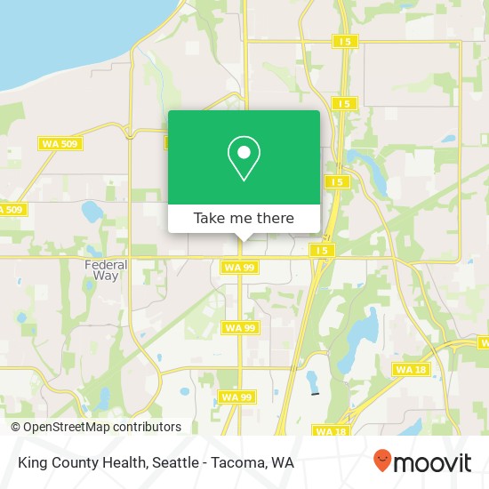 Mapa de King County Health