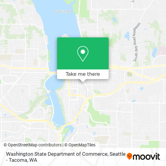 Washington State Department of Commerce map