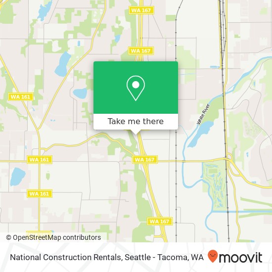 Mapa de National Construction Rentals