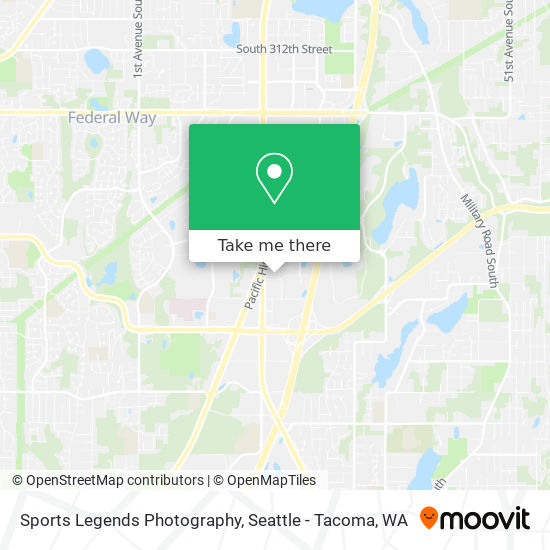 Sports Legends Photography map