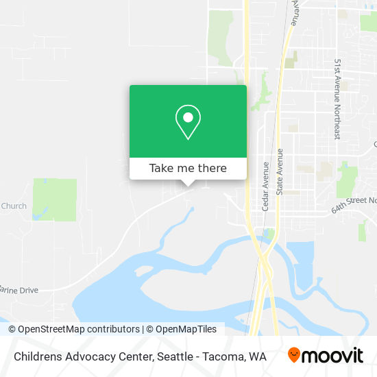 Childrens Advocacy Center map