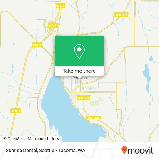 Sunrise Dental map