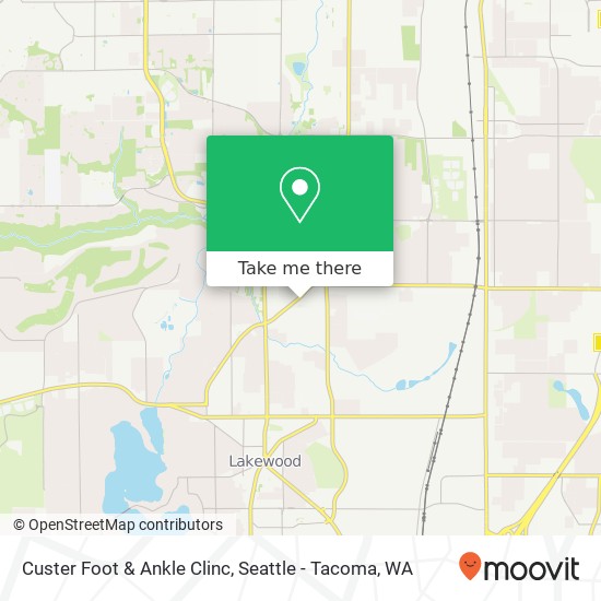 Custer Foot & Ankle Clinc map