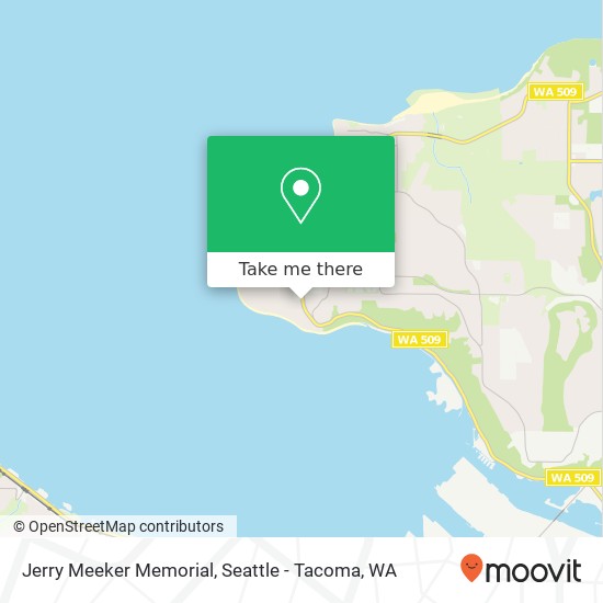 Jerry Meeker Memorial map