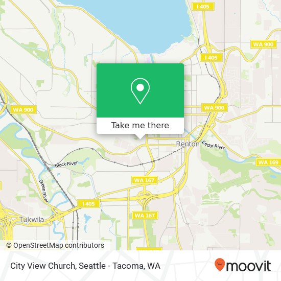 City View Church map