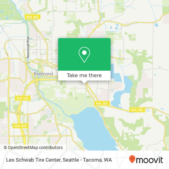 Les Schwab Tire Center map