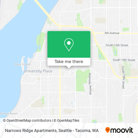 Mapa de Narrows Ridge Apartments