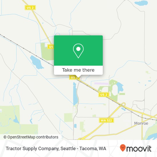 Tractor Supply Company map