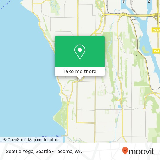 Mapa de Seattle Yoga