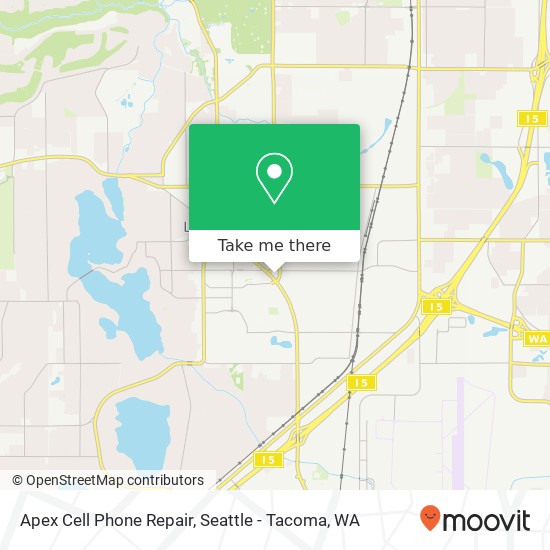 Mapa de Apex Cell Phone Repair