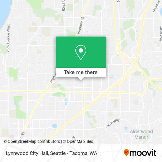 Mapa de Lynnwood City Hall