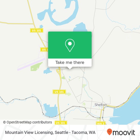 Mountain View Licensing map