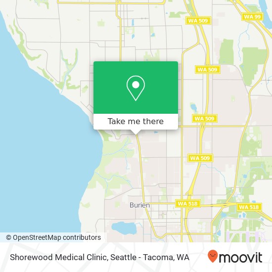 Mapa de Shorewood Medical Clinic