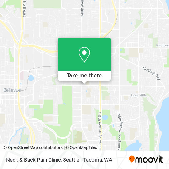 Neck & Back Pain Clinic map
