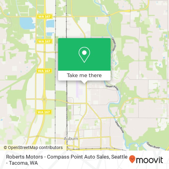 Roberts Motors - Compass Point Auto Sales map