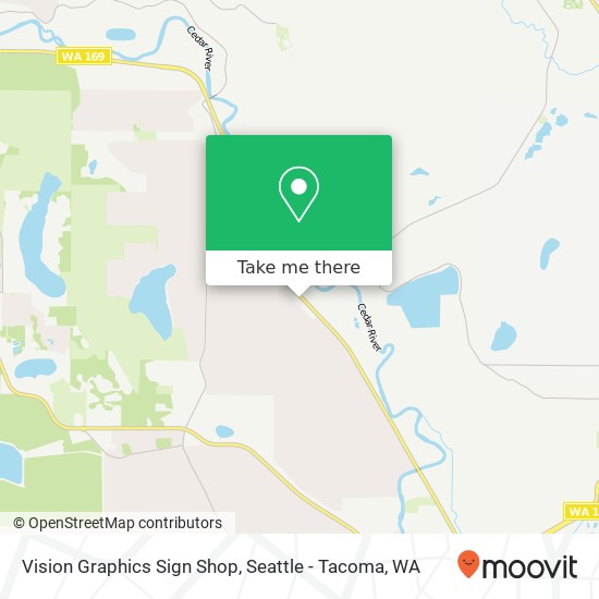 Vision Graphics Sign Shop map