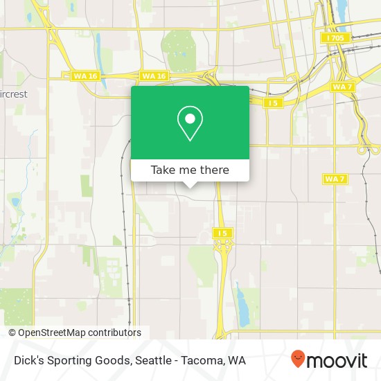 Dick's Sporting Goods map