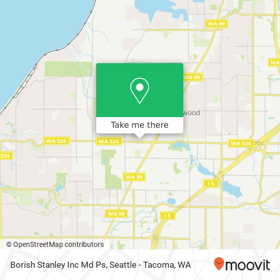 Borish Stanley Inc Md Ps map