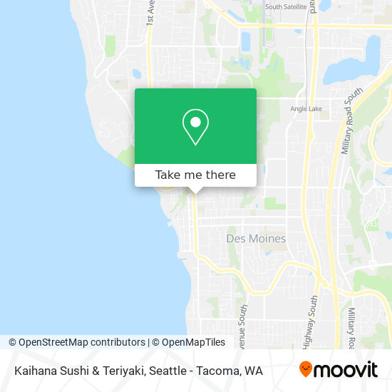 Mapa de Kaihana Sushi & Teriyaki