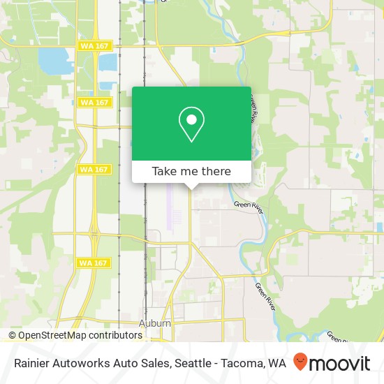 Mapa de Rainier Autoworks Auto Sales