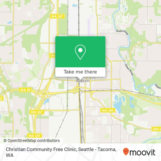 Christian Community Free Clinic map