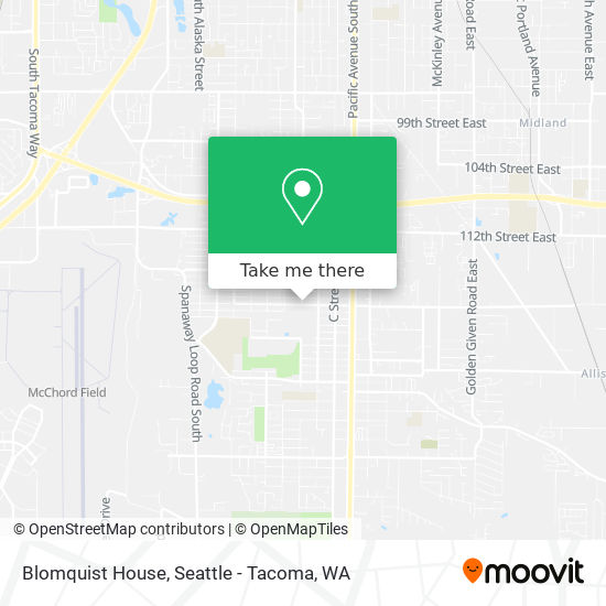 Blomquist House map