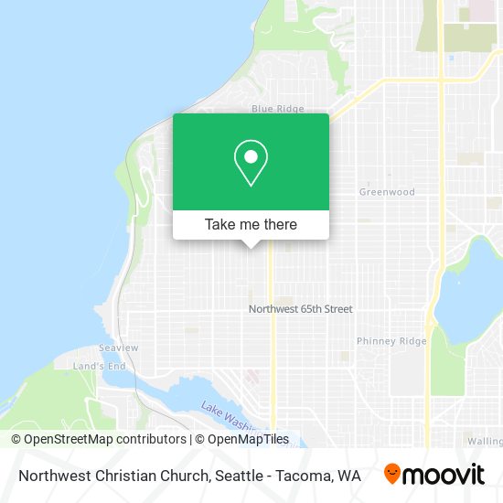 Mapa de Northwest Christian Church