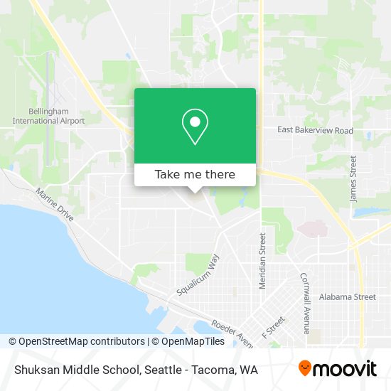 Mapa de Shuksan Middle School