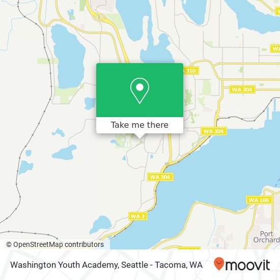 Washington Youth Academy map