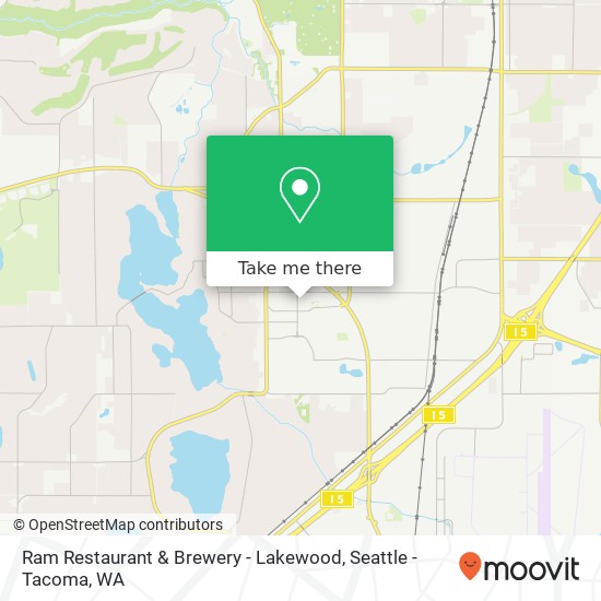 Mapa de Ram Restaurant & Brewery - Lakewood