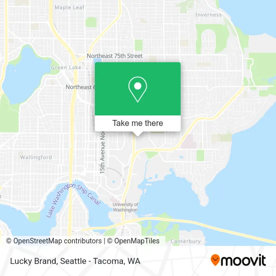 Lucky Brand map