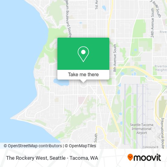 Mapa de The Rockery West