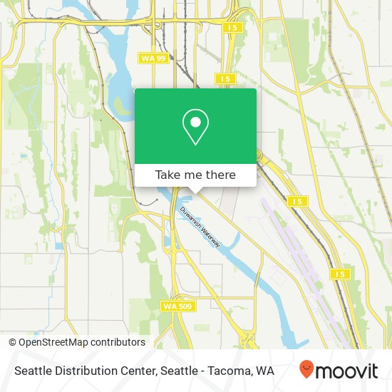 Seattle Distribution Center map