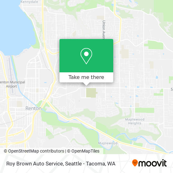 Roy Brown Auto Service map