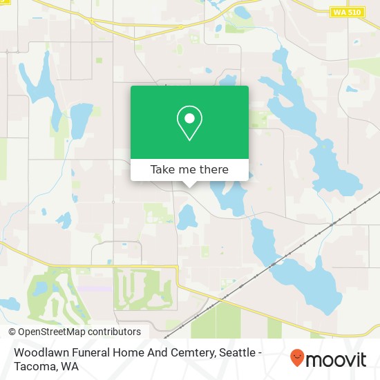 Woodlawn Funeral Home And Cemtery map