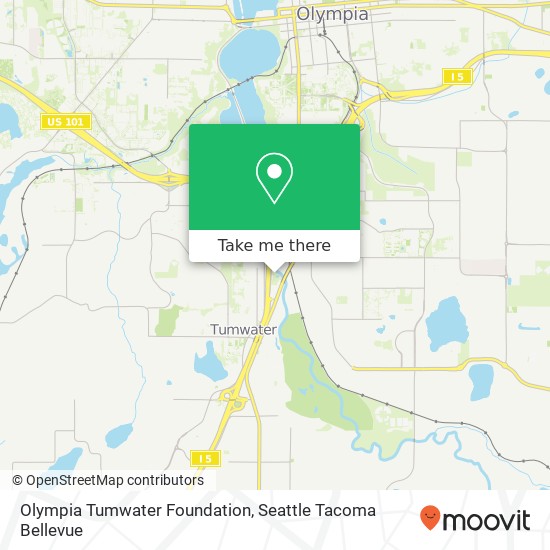 Mapa de Olympia Tumwater Foundation