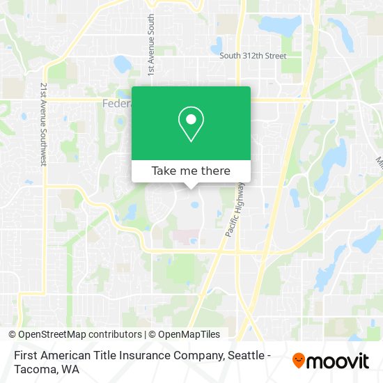 First American Title Insurance Company map