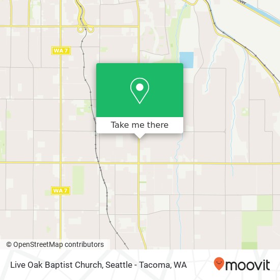 Live Oak Baptist Church map