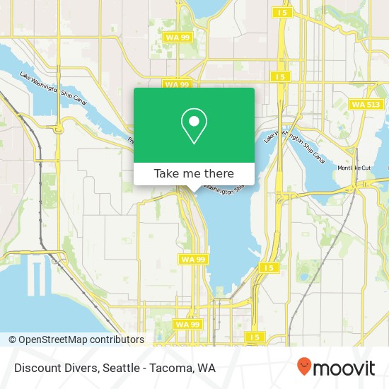 Discount Divers map