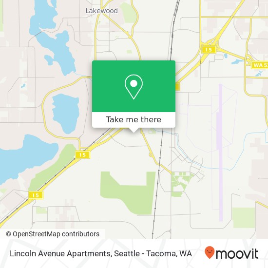 Mapa de Lincoln Avenue Apartments