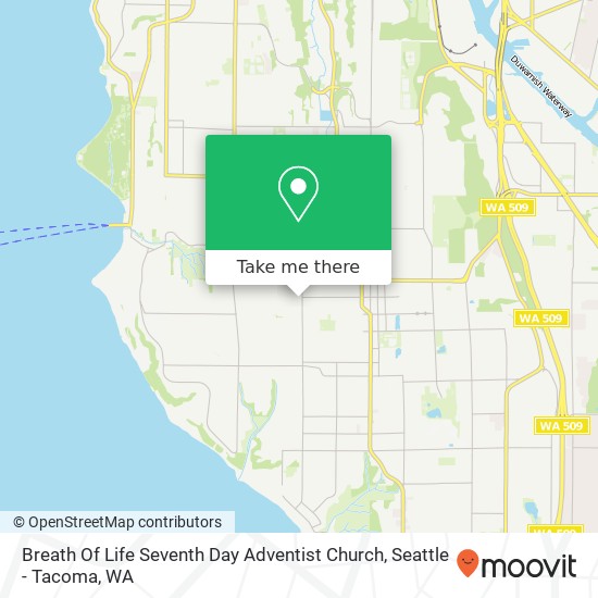Mapa de Breath Of Life Seventh Day Adventist Church